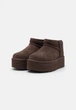 Женские угги UGG Classic Ultra Mini Platform Burnt Cedar Темно-Коричневый 39 1135092 - изображение 2