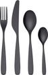 Набір столових приборів Ikea Tillagd 24 елементи Чорний (403.430.01) - зображення 1