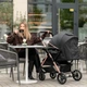 Прогулянкова коляска з перекидною ручкою Ninos Maxi 2, Black Gold - изображение 10