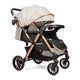 Прогулянкова коляска з перекидною ручкою Ninos Maxi 2, Light Grey Gold - изображение 6