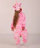 Кігурумі для дівчаток на блискавці піжама Kigurumi єдиноріг дитячий із зірками Магічний Рожевий 130-144 см (2006) - зображення 1