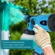 Аккумуляторный краскопульт KOBZA 21V с регулировкой подачи краски 1000 мл - изображение 4
