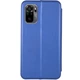 Шкіряний чохол-книжка Classy для Xiaomi Redmi Note 10 / Note 10s / Poco M5s Синій - зображення 2