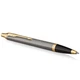 Ручка шариковая Parker IM Grey Lacquer GT Блистер Золотистый 21 136 - изображение 3