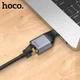 Перехідник Hoco UA35 Type-C to RJ45 10/100Mbps Сiрий - зображення 7