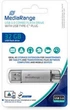Флешка MediaRange 32 GB USB 3.0 combo flash drive with USB Type-C plug (MR936) - изображение 1