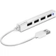 Мультипортовий адаптер Speed-Link Snappy Slim USB Hub 4-Port White (SL-140000-WE) - зображення 1