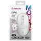 Мышь Defender Feam MM-296 Wireless White (52297) - изображение 3