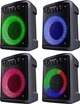 Портативная колонка Defender Funky 10W LED bluetooth Black (4745090825886) - изображение 5