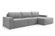 Угловой диван VIHOME Soft 320х170 см Bonnel к.т. 1 Серый - изображение 1