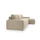 Угловой диван VIHOME Pure 2 344х170 см Bonnel к.т. 1 Бежевый - изображение 3