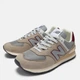 Женские кроссовки New Balance 574 U574SKB 40 (7US) 25 см Серо-красные (198686548470) - изображение 4