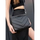 Жіноча сумка Кросбоді Sambag Rose строчена black - изображение 4