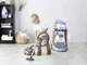 Игровой набор тележка для уборки Smoby Toys Rowenta с пылесосом со звуковым эффектом 9 аксессуаров (7600330325) - изображение 9