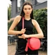 Жіноча кругла сумка Sambag Bale червона - зображення 1