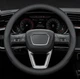 Чехол на руль DLCar Nappa для автомобиля Subaru натуральная кожа Черный - изображение 2