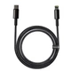 Кабель для Iphone на 2м Type-C to Lightning Tungsten Gold 20W Black, Baseus для зарядки и передачи данных (CATLWJ-A01) - изображение 2