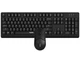 Комплект беспроводная клавиатура и мышь RAPOO 1500X 2.4 Wireless Black - изображение 1