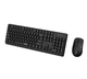 Комплект беспроводная клавиатура и мышь RAPOO 1500X 2.4 Wireless Black - изображение 3