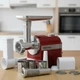М’ясорубка Rainberg RB 2270 3800 Вт з реверсом, електрична шнекова м’ясорубка з 3 решітками 3/5/7 мм, 2 ножі, насадка кеббе, металевий лоток - изображение 1