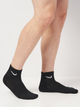 Набір чоловічих шкарпеток бавовняних 3 пари Nike U Nk Everyday Csh Ankl 3Pr 132 SX7667-964 42-46 (L) Чорний/Сірий/Білий (194955549223) - зображення 4
