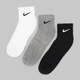 Zestaw skarpetek bawełnianych męskich 3 pary Nike U Nk Everyday Csh Ankl 3Pr 132 SX7667-964 38-42 (M) Czarny/Szary/Biły (194955549216) - obraz 6