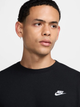 Bluza bez kaptura męska Nike M Nk Club Ft Crew FN3888-010 S Czarna (197593349934) - obraz 4