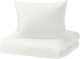 Komplet pościeli Ikea Nattjasmin 150 x 200 / 50 x 60 cm Biały (003.371.77) - obraz 1