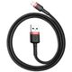 Кабель для заряджання айфона Baseus Lightning USB 2.4 A 1m - зображення 1