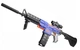 Игрушечный автомат NERF M416 на мягких шарах 102 см аккумуляторный синий - изображение 2