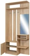 Прихожая MEBLIBUD LISA открытая 91.5 х 30 х 203.5 см Дуб Сонома (2200625000012) - изображение 2