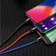 Кабель Baseus Three Primary Colors 3-in-1 Cable USB M+L+T 3.5A 1.2m Black (CAMLT-BSY01) - зображення 7