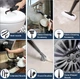 Ручний пароочисник GLOIL HY301 с защитным замком и набором из насадок, 1050W, быстрый нагрев, резервуар 350 мл, домашний парочиститель, очистка паром, пар высокого давления - изображение 5