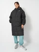 Куртка зимняя длинная женская Nike Therma-Fit Classic Parka FB7675-010 2XL Черная (196607961599) - изображение 1
