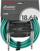 Кабель инструментальный Fender Cable Contour Series 18.6' Sherwood Green - изображение 1