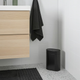 Kosz na śmieci Ikea Brogrund z pokrywką na przycisk 4 l Czarny (605.246.56) - obraz 5