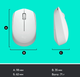 Миша комп'ютерна Logitech M171 Wireless Mouse, White (910-006867) - изображение 8