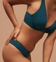 Бавовняний бюстгальтер планж Thirdlove Cotton Plunge Bra - смарагдовий - 75D - изображение 2