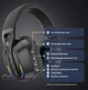 Игровые беспроводные наушники KOMC GT100 с RGB-подсветкой, Bluetooth 5.4 + 2.4G + AUX, для ПК, PS4, PS5, Xbox, телефона Black - изображение 6