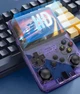Игровая консоль R36S в стильном фиолетовом цвете с объёмом памяти 128GB - изображение 6