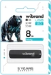 Флеш пам'ять 8GB Wibrand Grizzly Black (WI2.0/GR8P3B) - изображение 2