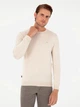 Джемпер мужской Pierre Cardin G021SZ0TK-000-2028156 XL Бежевый (8683857741283) - изображение 5