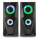 Акустична система YENKEE YSP 2003RGB USB Speaker PC 2.0 з підсвіткою Чорна (45015339) - зображення 3
