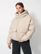 Куртка зимняя короткая женская Converse 10026803-251 M Бежевая (194435063041) - изображение 7