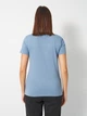 Футболка хлопковая женская Puma Ess Metallic Tee 68499534 M Cool Blue-metallic silver с принтом (4069157478885) - изображение 2