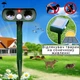Відлякувач змій гризунів ультразвуковий Solar Animal Repeller на сонячній батареї для захисту ділянки від шкідників та комах (261875) - зображення 2