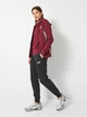 Спортивный костюм женский на флисе Puma 69073896 M Ruby Shimmer (4069157454599) - изображение 3