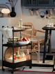 Етажерка Ikea Nissafors на колесах 50.5 x 30 x 83 см Чорна (203.997.77) - зображення 13