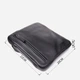 Сумка планшет через плечо мужская из натуральной кожи Shvigel leather-23153 Черная - изображение 6
