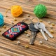 Набір для вишивання нитками на штучній шкірі Wonderland Crafts Wonderland Crafts FLHL-021 Брелок для ключів - зображення 1